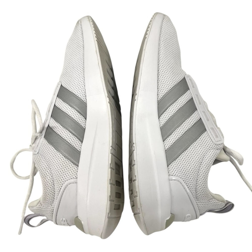 Adidas Racer TR21 White Silver Athletic Running Cloudfoam Shoes Women’s 7 - Picture 9 of 12